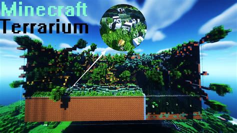 Minecraft How To Build Terrarium Tutorial Youtube