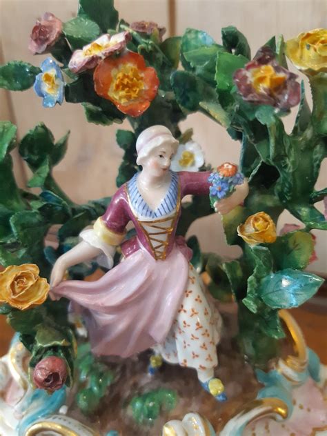 Proantic Groupe En Porcelaine De Meissen