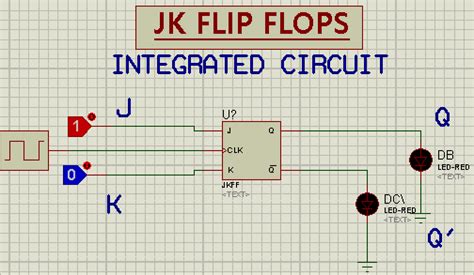 JK Flip Flop Circuit Diagram in Proteus - The Engineering Projects