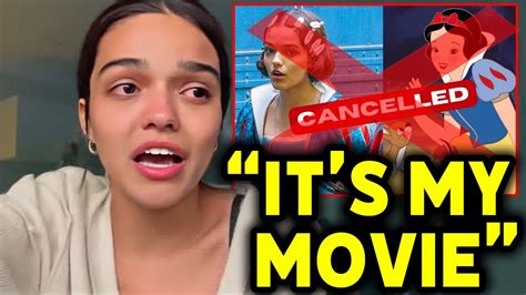 Rachel Zegler Reacts To Snow White Reboot Being Cancelled After Woke