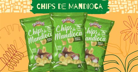 Chips De Mandioca Cebola E Salsa G Sertanitos