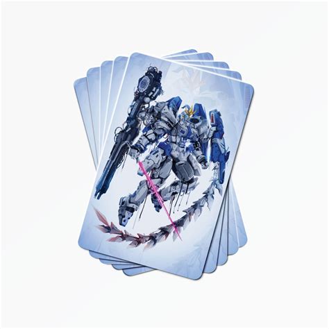 Gundam Evolution Suit Bandai Anime Sticker Card Cover Skin Access Touch