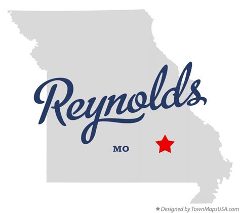 Map of Reynolds, MO, Missouri