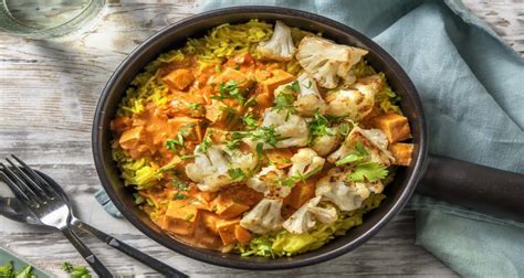 Vegetarische Tofu Tikka Masala Recept Hellofresh Recept Voedsel