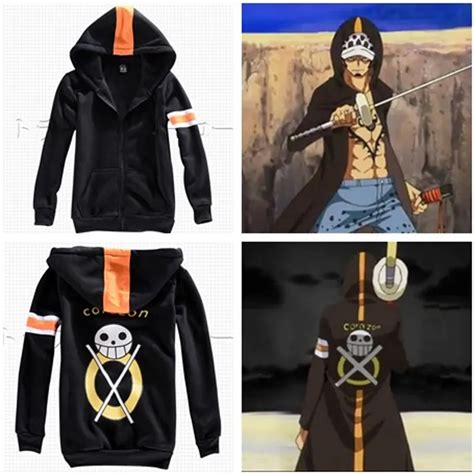 One Piece Trafalgar Law Time Skip Dressrosa Cosplay Unisex Hooded