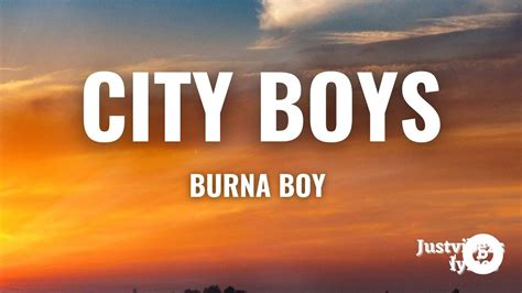 Burna Boy - City Boys (Lyrics) - YouTube