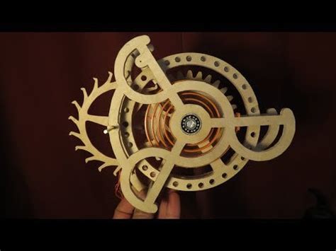 Wooden Tourbillon Watch Mechanism : r/woodworking