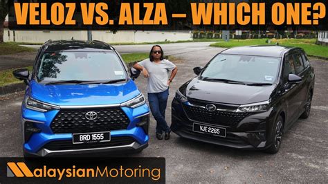 Toyota Veloz Vs Perodua Alza Which One For You Comparison Youtube