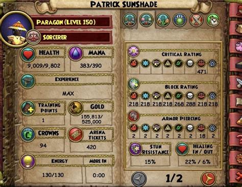 here’s my scale wizards stats, any sort of improvements? : r/Wizard101