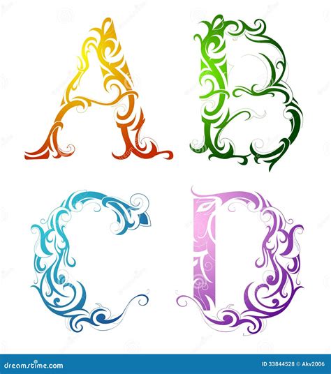 Decorative Fonts Alphabet