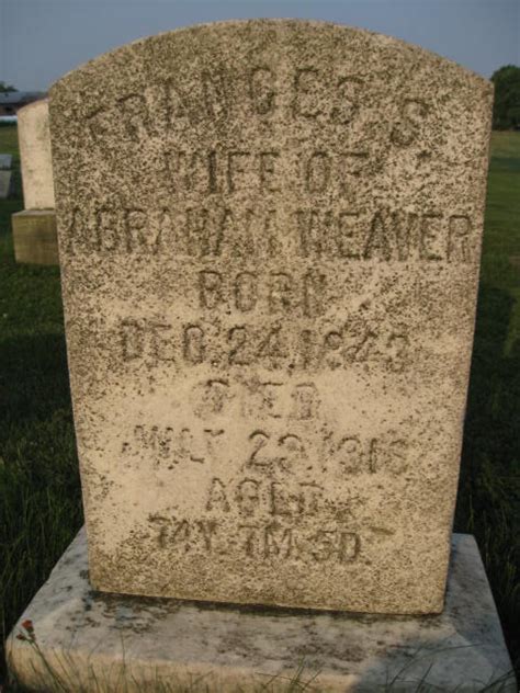 Frances S Lesher Weaver Find A Grave Memorial