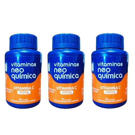 Kit X Suplemento Alimentar Vitamina C Cpm Neo Quimica Shopee Brasil