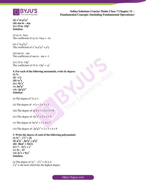 Selina Solutions Concise Maths Class 7 Chapter 11 Fundamental Concepts