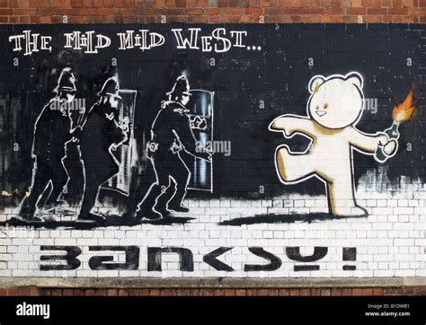 Banksy Graffiti Original Uk Banque De Photographies Et Dimages à Haute