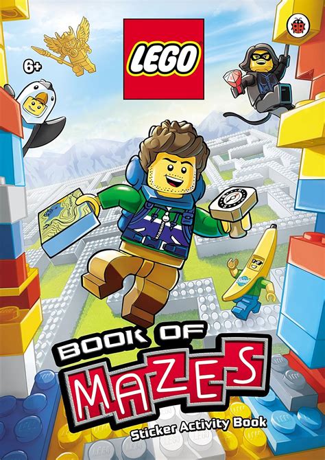 LEGO Book Of Mazes Sticker Activity Book LEGO City Amazon Co Uk Books