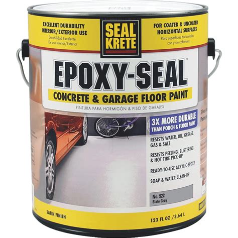 Rust Oleum Seal Krete Epoxy Seal Concrete Garage Floor Paint