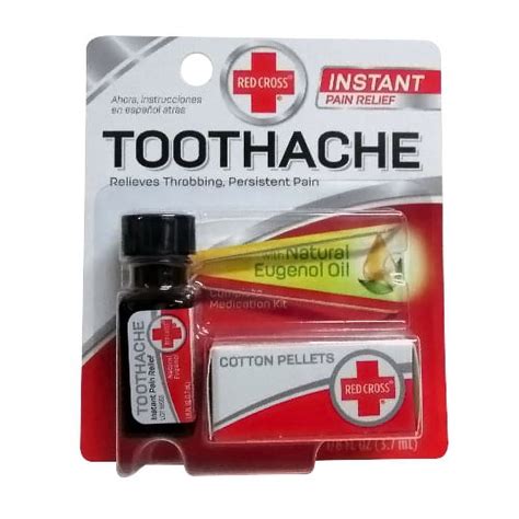 Red Cross Complete Medication Kit For Toothache 1 Ea 2 Pack