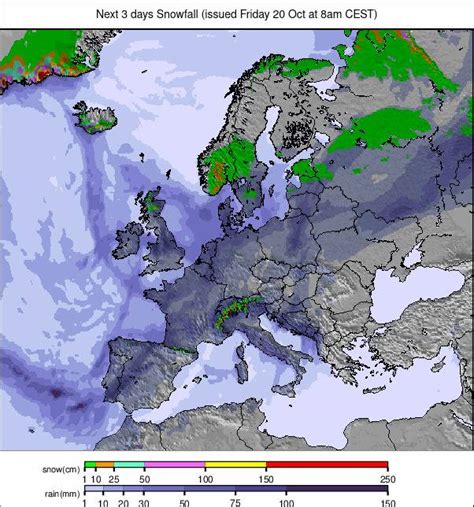 Precipitation maps Europe #rainfall (Precipitații în Europa ...