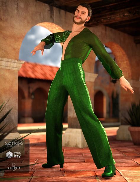 Dforce Latin Dancer Outfit Textures Daz D