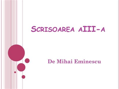 Ppt Scrisoarea Aiii A Powerpoint Presentation Free Download Id2195470