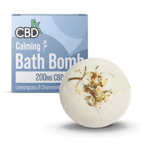 CBD Bath Bombs 200mg | Active Botanicals & Essential Oils - CBDfx