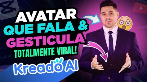 NOVA FORMA De Criar Seu AVATAR FALANTE QUE GESTICULA AI Para Obter