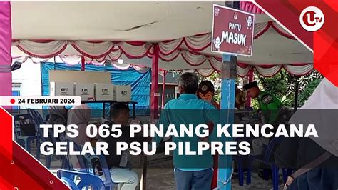 Masyarakat Antusias Gunakan Hak Pilih Dalam Psu Di Tps U News