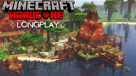 Minecraft Hardcore Longplay Cozy Fishing Dock Relaxing Adventure No