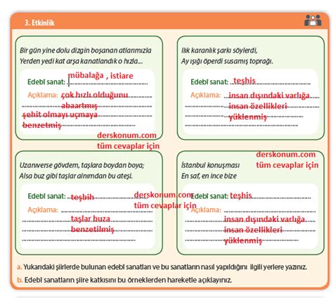 9 SINIF TÜRK DİLİ VE EDEBİYATI KİTABI CEVAPLARI MEB SAYFA 111