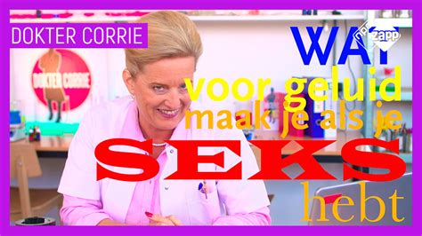 Schooltv Wat Voor Geluid Maak Je Als Je Seks Hebt Dokter Corrie Over Hijgen Gillen En Stil