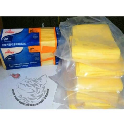 Jual Keju Cheddar Slice Orange Cheedar Slice Quick Melt Anchor Slice