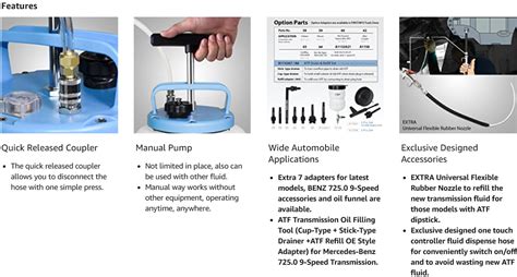 FIRSTINFO A1138HN 10 5 Liter Manual ATF Refill System Dispenser