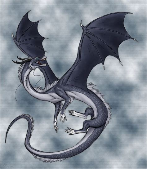 ATLA Dragon - Silverwing by Alcira | Eastern dragon, Fantasy beasts, Dragon art