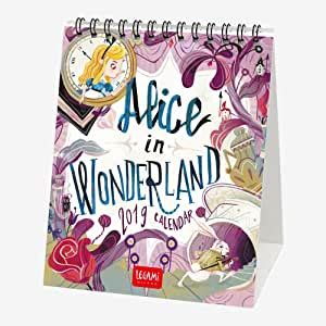 Legami Table Calendar 2019 Size 12 X 14 5 Cm Alice In The Wonderland