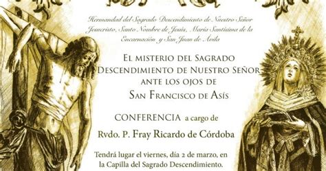 Pasi N Por Mvnda Fray Ricardo De C Rdoba Pronunciar Esta Noche Una