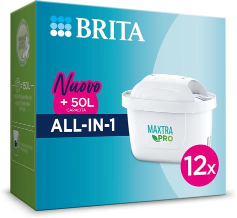 BRITA Filtro Acqua Rubinetto MAXTRA PRO All In 1 Confezione Da 12