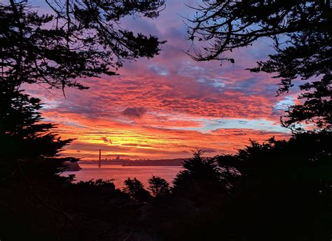 Sunrise Over San Francisco From Marin : r/sanfrancisco