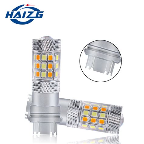 Haizg Hot Selling Amber White Switchback 3157 7443 1157 Brake Light LED