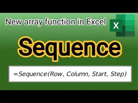 What Is The Importance Of Sequence Function How To Use Sequence