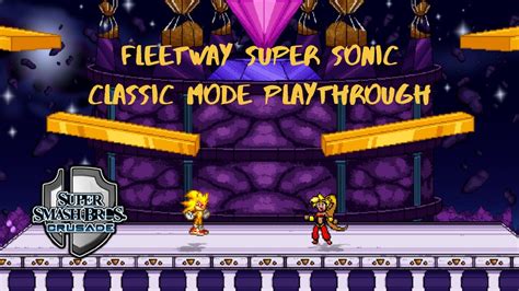 Super Smash Bros Crusade 9 5 Demo Fleetway Super Sonic Classic Mode