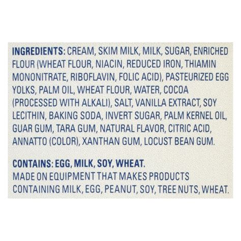 Tillamook Ice Cream Cookies And Cream Ingredients