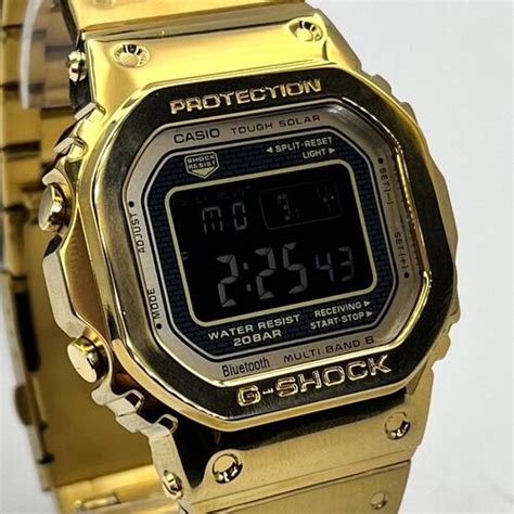 Comprar Rel Gio G Shock Metal Linha Gold Caixa A Prova Dagua R