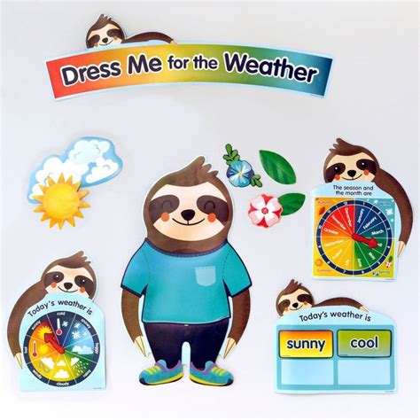 Dress Me For The Weather Bulletin Board Set