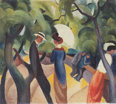 August Macke Promenade Blauer Reiter August Macke Malerei