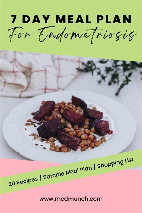 7 Day Endometriosis Diet Meal Plan (PDF & Menu) - Medmunch