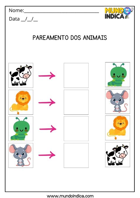 Atividade De Pareamento Para Autista - 15 Atividades de Pareamento para Autismo para Imprimir