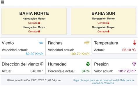 Norte en Veracruz esta es la racha máxima registrada HOY 21 de enero