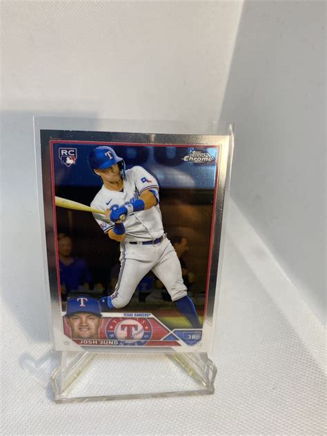 Topps Chrome Josh Jung Rc Rookie Card Texas Rangers Ebay