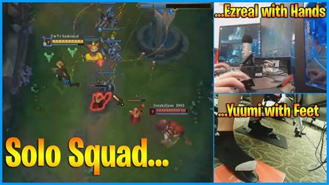 This Guy Plays Yuumi With His Feet And Ezreal With His Hands LoL