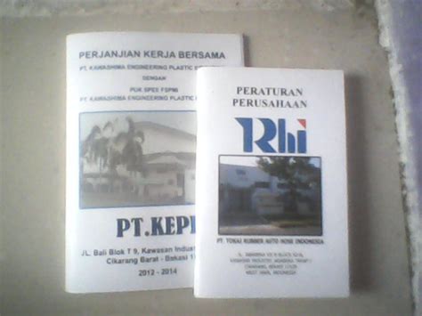 Dhiroprinting Buku Peraturan Perusahaan Dan Buku Perjanjian Kerja Bersama